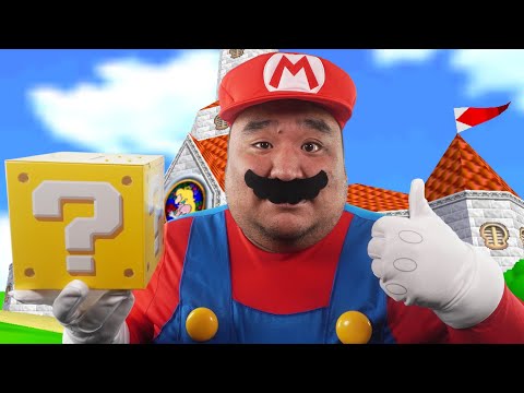 ASMR - Take a Break with Me, MARIO (Relaxing Roleplay with Props for Sleep)