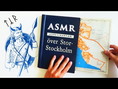 ASMR 1hr Norse Mythology Names in Vintage Street Maps