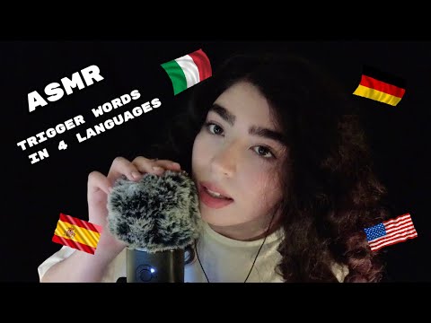 ASMR | Trigger Words in 4 Languages
