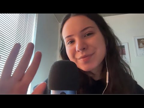 ASMR Sleepy Triggers (hand movements, inaudible whispers, tapping)