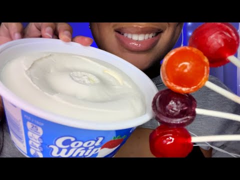 ASMR | Cool Whip & Candy 🍭  Satisfying Cream Sounds!
