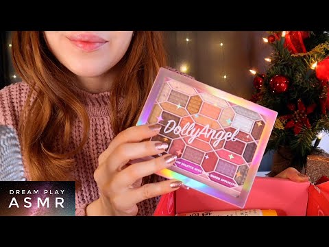 16 ★ASMR★ Weihnachts Makeup Unboxing Beauty Box aus Japan - fast tapping | Dream Play ASMR