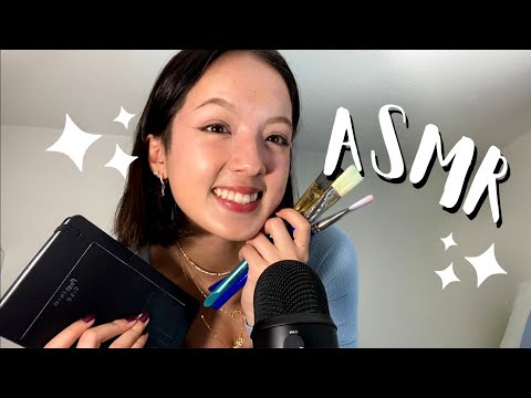 ASMR art student paints you (spit painting, personal attention, soft spoken, mouth sounds asmr