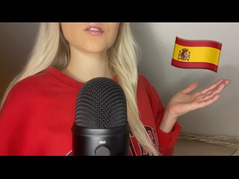 ASMR - my FIRST VIDEO in SPANISH - Trying to speak Spanish - Part 3