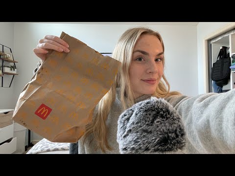 asmr eat lunch with me (mcdonald’s)🍟