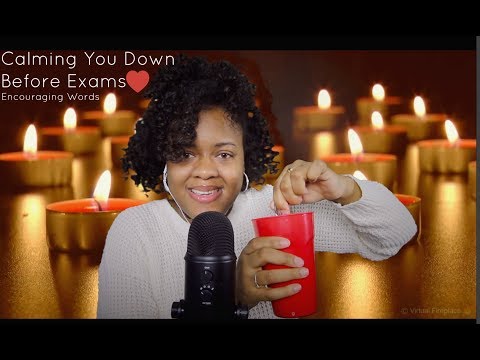 ASMR Calming You Down Before Exams! (Hot Cocoa/Encouraging Words)
