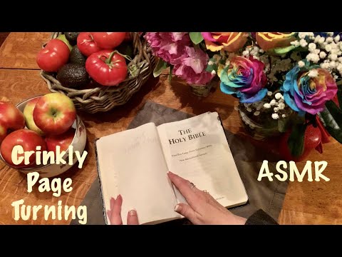 ASMR/Crinkly page turning (No talking) Vintage 1970's Bible