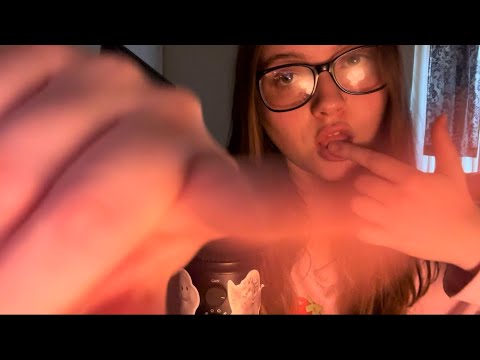 ASMR | INTENSE SPIT PAINTING & MIC PUMPING, TRACING, MOUTH SOUNDS, RAMBLING, GLASSES TAPPING