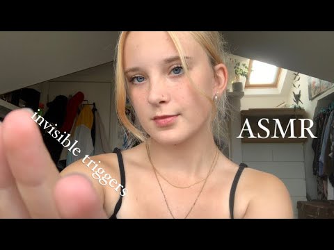ASMR invisible triggers and layered sounds // your face is plastic, layered mouth sounds