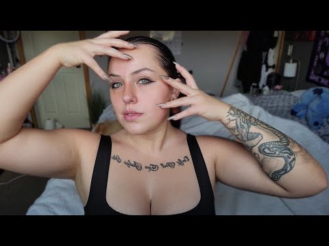 ASMR- Scalp, Chest & Face Tapping W/ Some Skin Scratching!