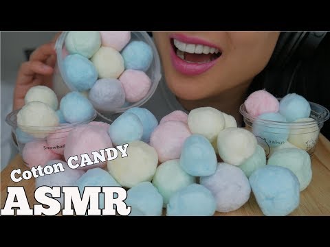 ASMR Cotton Candy (SOFT TINGLY EATING SOUNDS) NO TALKING | SAS-ASMR