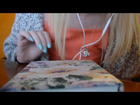 ASMR - Book Sounds ♡ Tapping, Scratching, Page Flipping & Writing