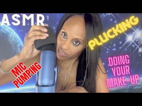 ASMR Plucking Negative Energy | Fast and Aggressive | Roleplay Doing Your Make-up
