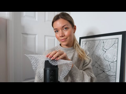 ASMR Bubble Wrap Sounds and Crinkles