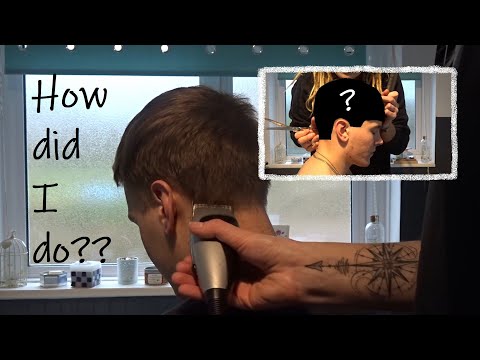 ♥ ASMR ♥ My first attempt at cutting hair... • (Clippers & Scissors)