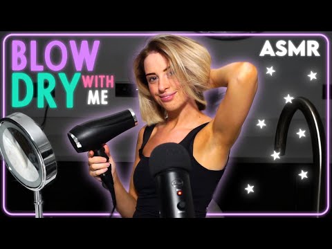 [ASMR] Blow dry with me / Hair drying / Blow Dry white noise !!