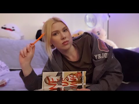ASMR| 📖 Mean Girl That's CRUSHING on You Makes You do Her Homework 🤭