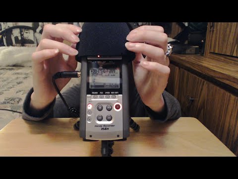 [ASMR] Touching Zoom H4N Mic with Wind Guard + Hand Movements (No Talking)