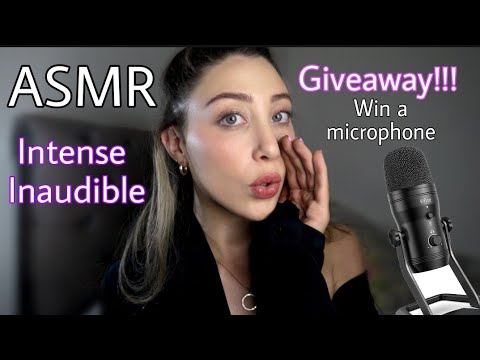 ASMR INTENSE INAUDIBLE WITH GIVEAWAY FIFINE K690 😍🔥