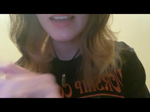 Asmr various mouth sounds and constant hand movements