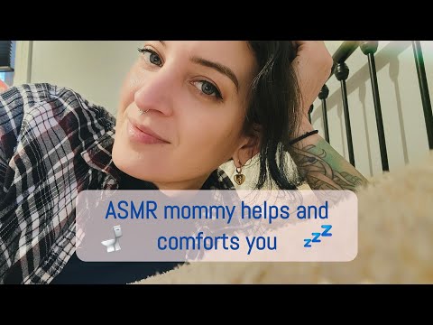 ASMR: mommy cleans you up and puts you to bed