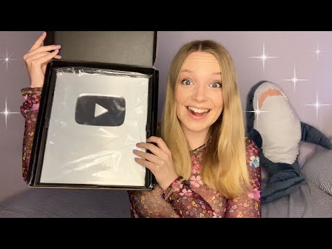 ASMR YouTube Play Button! (Whispered)