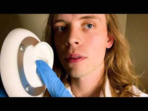 ASMR DEEP Ear Cleaning with HAND 🖐️ (close whispering, exam, ear to ear, doctor roleplay, sensitive)