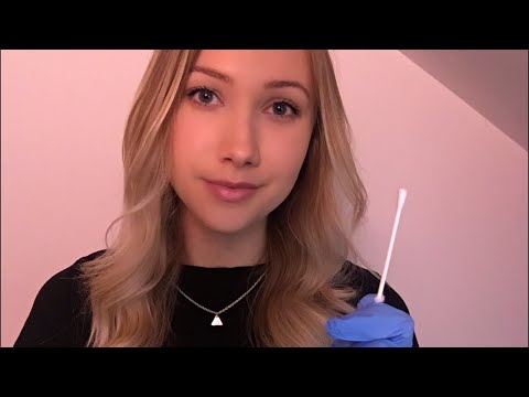 ASMR Quick Ear Exam | Cleaning & Hearing Test