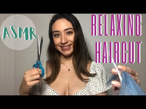 ASMR en Español | Relaxing Haircut with mouth sounds | Asmr para DORMIR
