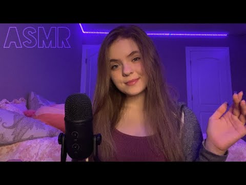 ASMR RELAXING TRIGGER WORDS IN ESPAÑOL & ENGLISH + hand movements