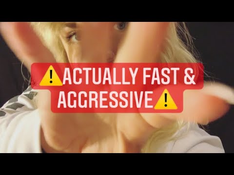⚡️ASMR Fast & Aggressive Camera Tapping + Invisible Triggers 👻 // Lofi Tapping & Scratching