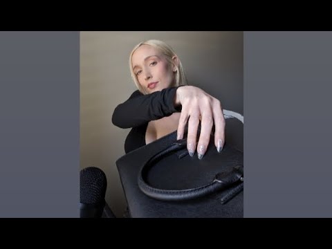 🎧👜ASMR Purse Zipping and Tapping Sounds✨ Requested✨tingly scratching + tapping sounds👜