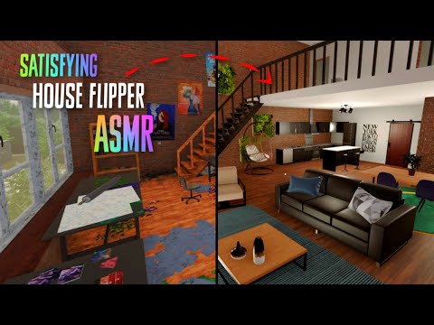 Satisfying ASMR 🧼 Let's Clean Up & Flip This Dirty Loft! 🏢 Close Up Whispering