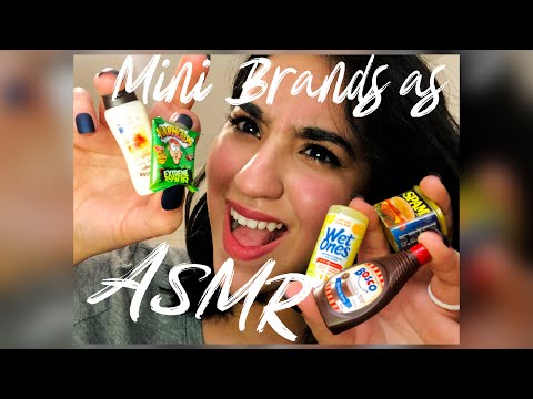 {ASMR} Open Toy Mini Brands with me! Tapping| Scissors| Cutting| Plastic Paper| Whispering Sounds