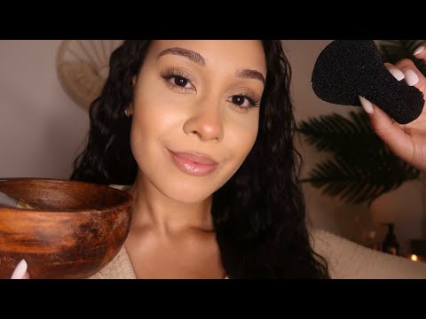 ASMR Paradise Spa Facial Treatment 🌿🌙 Check In, Oil Cleanse, Face Mask W/ Spa Music