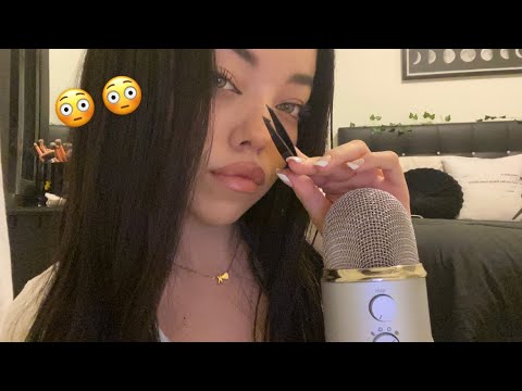 ASMR | Toxic friend “Flirts” with you while she plucks your eyebrows ♡ *Shes confusing*