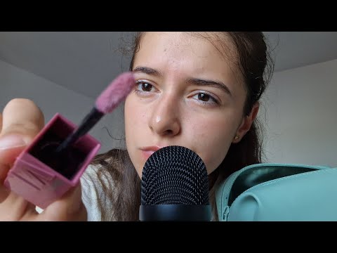 ASMR Doing your makeup in 1 minute⏳️[ROLEPLAY]
