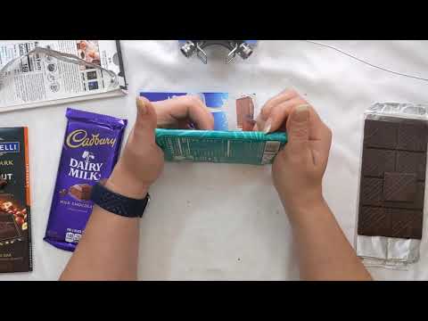 ASMR Chocolate Tapping and Scratching