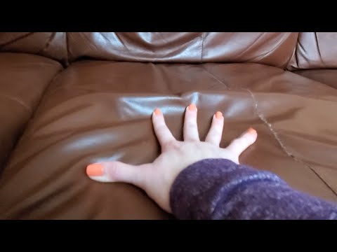ASMR Leather Couch Sounds