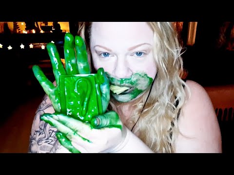 ASMR 😲🤯 My most extreme Ear eating video - I went all hulk with the fleshy ears 👂💚🤤😜 (soft spoken)