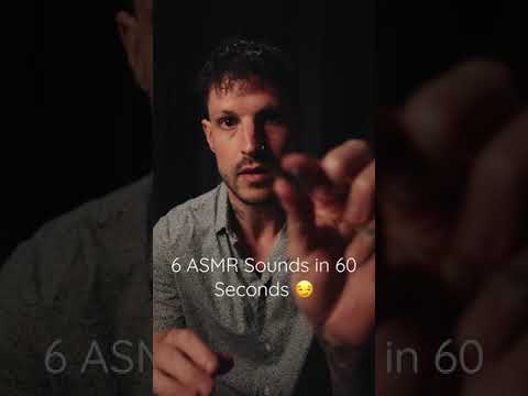 6 ASMR sounds in 60 seconds #asmr #fyp #asmrsounds #sleep #relaxing #asmrvideo #viralvideo