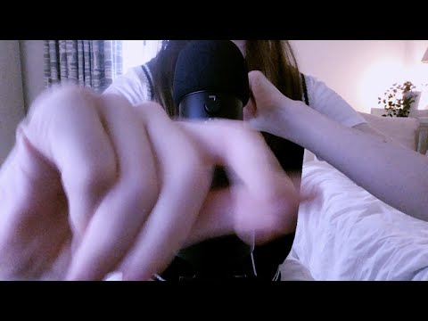 ASMR ♡ fast aggressive hand sounds and rambles 😋