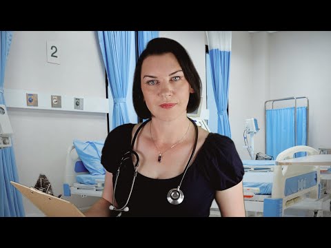 ASMR Hospital Post-Surgery Check-Up (dressing check, medical exams and lots of personal attention)