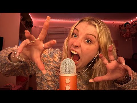 The LOUDEST Fast and Aggressive ASMR to Give You EXTREME Tingles! ✨🌙😝 Bees Wax, Mic Scratching