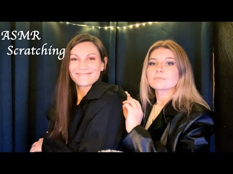 ASMR Scratching Try on Haul (Double Trouble)