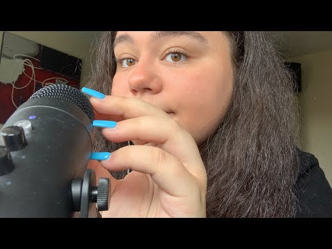 asmr mic scratching with new nails!!