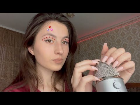 Asmr fast & slow microphone scratching in 1 minute