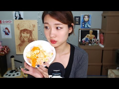 [English ASMR] Eating Tangerine Sound, 귤 먹는 소리