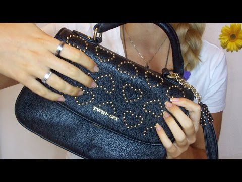 [ASMR No Talking] Tapping + Scratching Leather Textured Bags