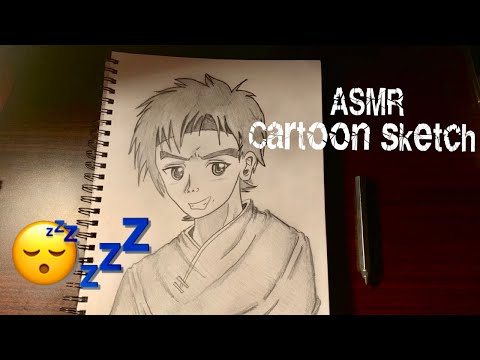 [ASMR]  Drawing session/ Quick Anime/ cartoon sketch